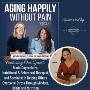 Podcast – Episode 9 – How To Find Time To Combat Chronic Stress & Eat Healthy Nutritious Foods – With Guest Maria Capecelatro